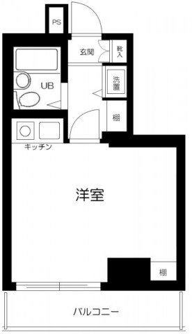 横浜平沼ダイカンプラザ三号館 1008号室 間取り