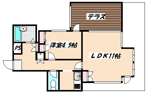 クレストパレス南行徳  間取り図