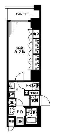 日神デュオステージ馬車道 1007号室 間取り