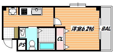 Gelatoni浦安 間取り図