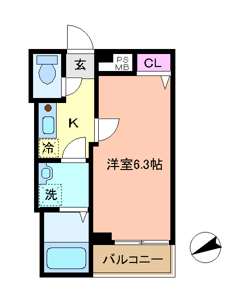 ジュネスＧｒｅｅｎ　Ｌｅａｆ 間取り