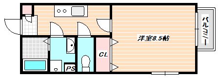 アムールPur（ピュール） 間取り図