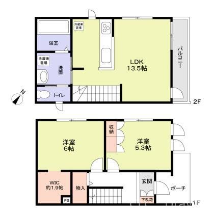 アイリス行徳 間取り図