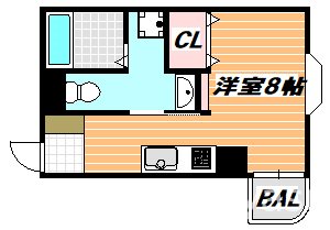 グランベール2号館 間取り図