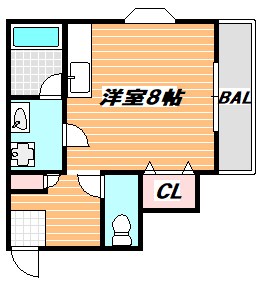 グランベール2号館 間取り図