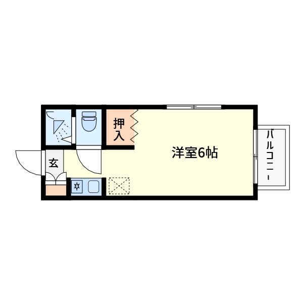 ドミールKY 間取り図