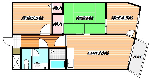 舞浜ガーデンヒルズ  間取り図