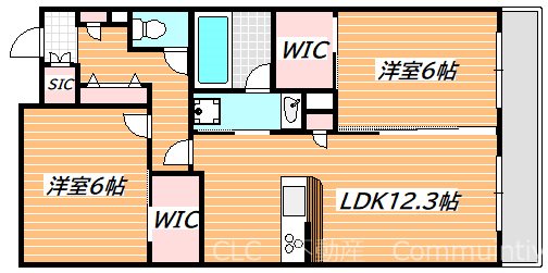 La Serente（ラ・レセンテ） 間取り図