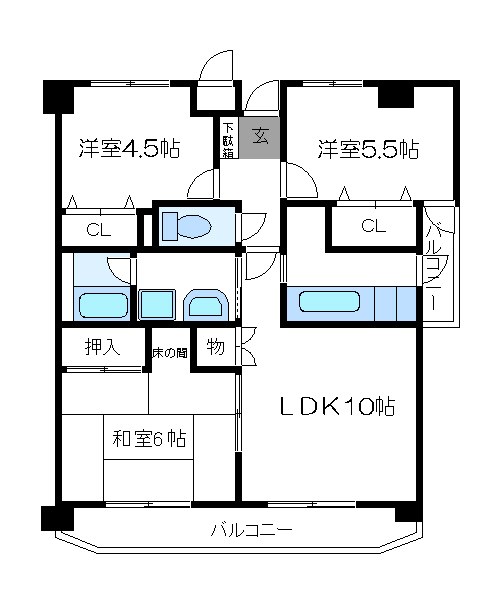 カールトンプラザ川崎 間取り図