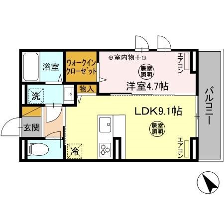 ディーグラシューズ 間取り図