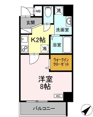 アーバンフォート横浜 401号室 間取り