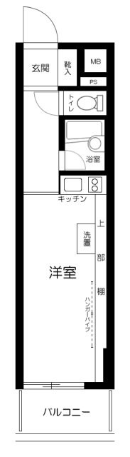 エトワール山下 210号室 間取り