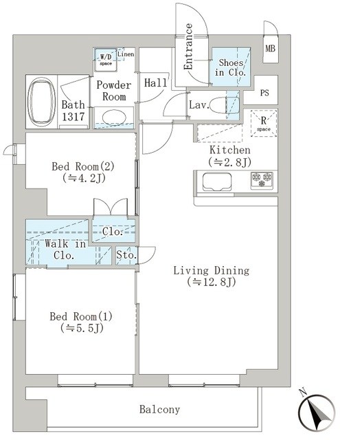 Breeze横浜公園 間取り図