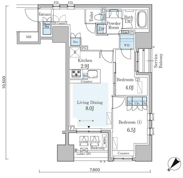 GRAN　PASEO横濱関内PREMIUM 間取り図