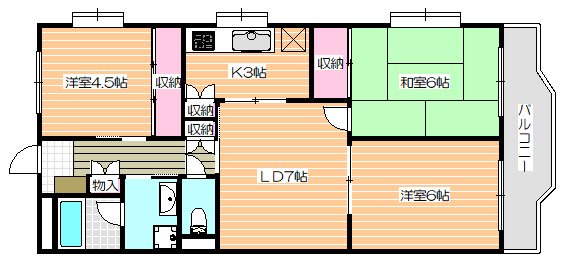 グランシェール市川  間取り