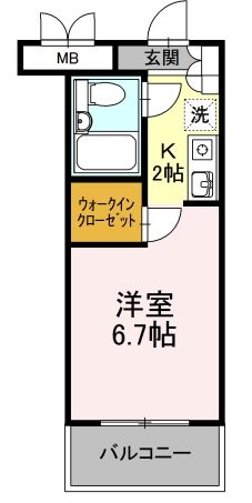 germer武蔵中原   間取り図