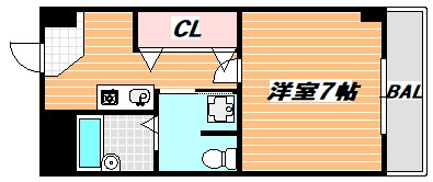 サンライズ三番館 間取り図