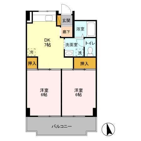 メゾンラフォーレ 間取り図