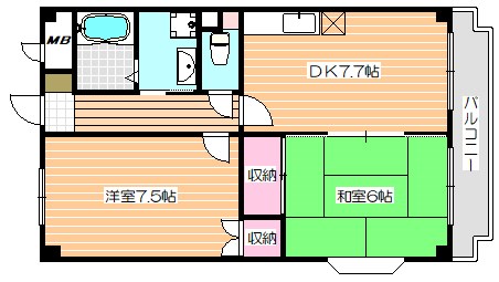 グッドフラット浦安 間取り図