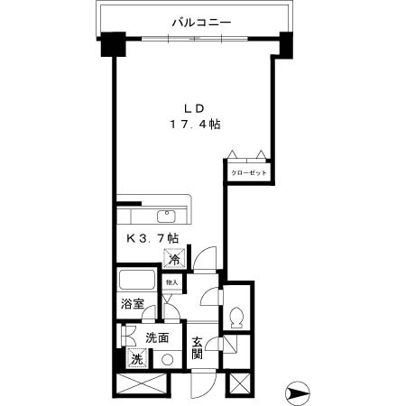 パシフィックロイヤルコートみなとみらいアーバンタワー 間取り図