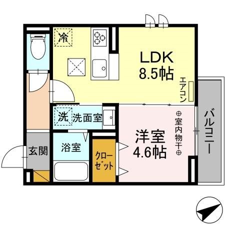 D-PALACE富士見 間取り図