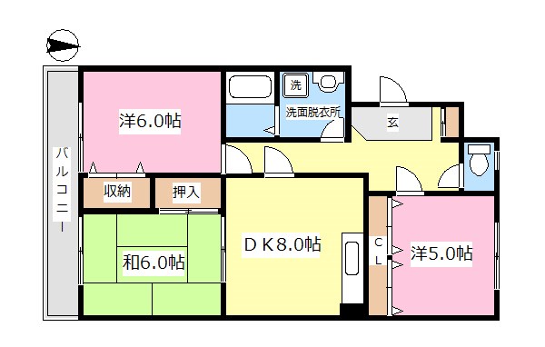 ガーデンハイツ小澤 間取り図