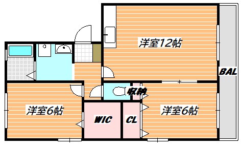 メゾン・クレベール妙典 間取り図