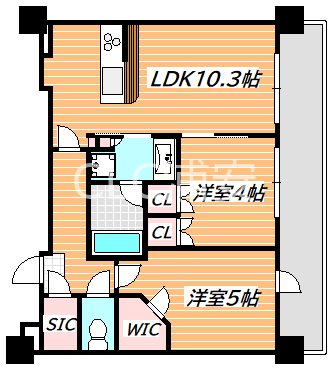 ザ・パークハビオ行徳駅前 間取り図