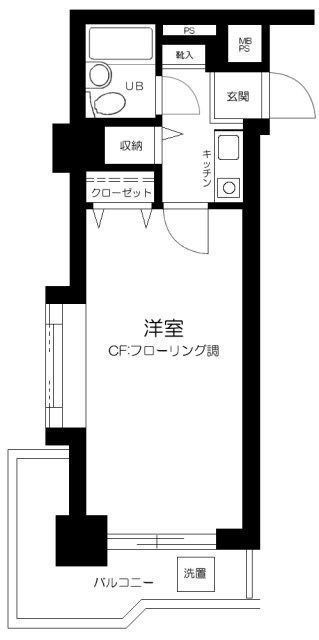 ライオンズマンション東神奈川 505号室 間取り