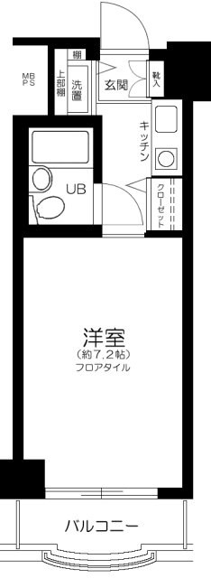 パーク・ノヴァ横浜・参番館 804号室 間取り