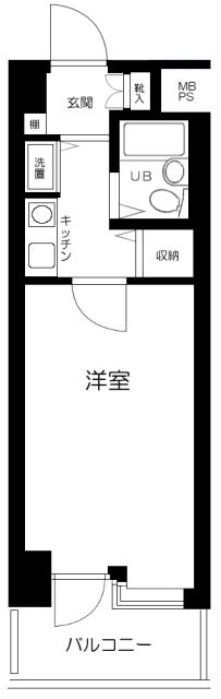 ピュアシティ横浜 間取り図