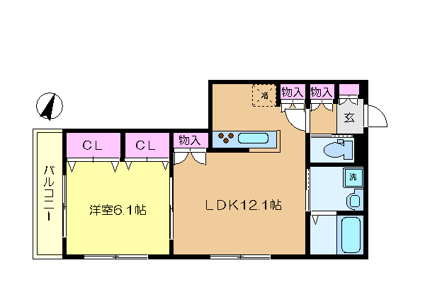 オリエンス   間取り