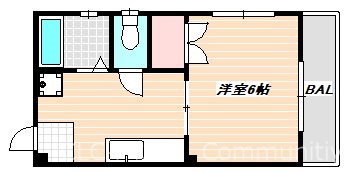 ハッピーマンション富士見 間取り図