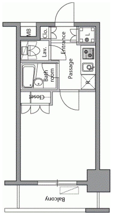 レジディア横濱関内 間取り図