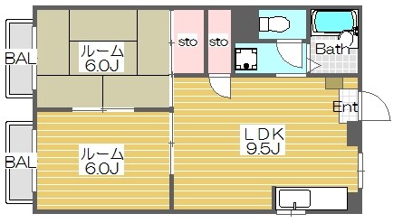 メィウール新川崎   間取り