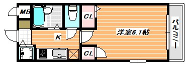 ラグーン舞浜 間取り図