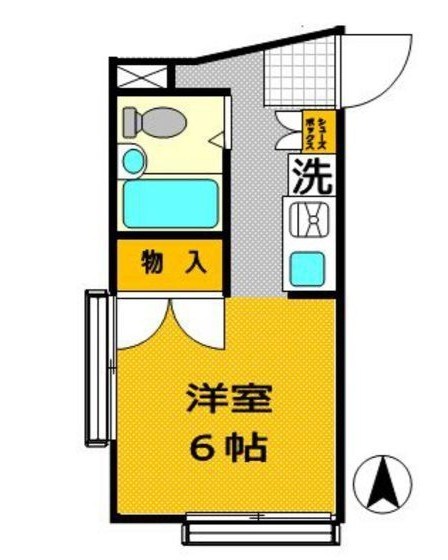 西戸部ダイヤモンドパレス 間取り図