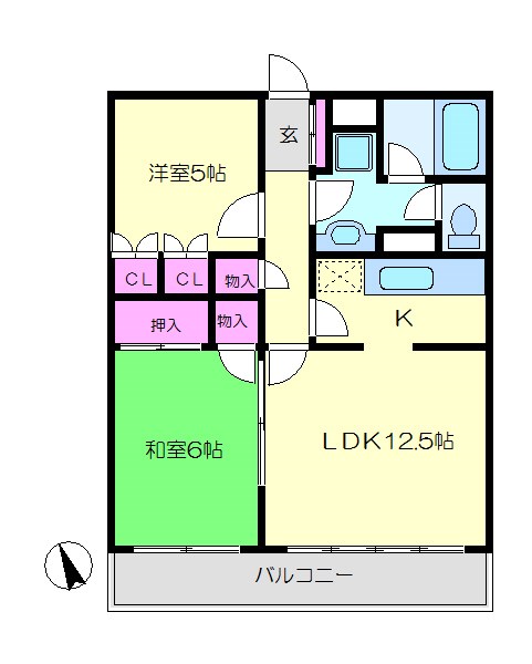 エクセルプラザⅠ  間取り図