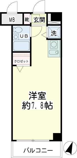 シーエスハイツ 間取り図