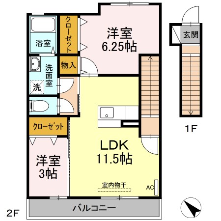 エスポワール 間取り図