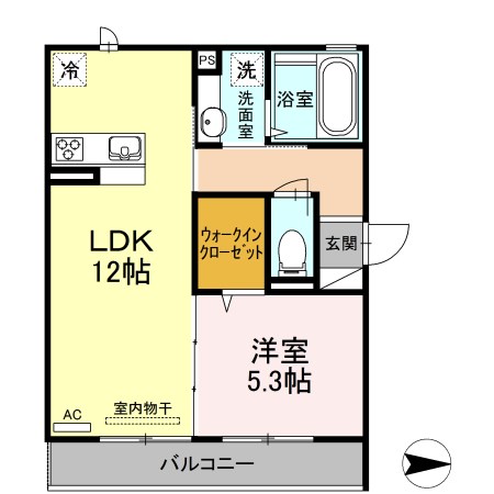 シリウス　A棟 間取り図