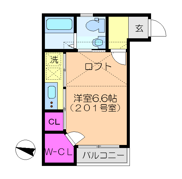 Ｋハイツ・seven 間取り図