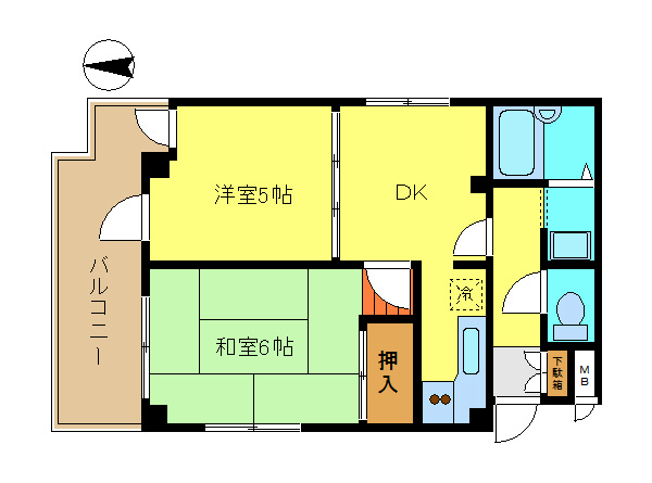 ハクベリー86  間取り図