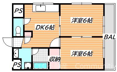 メゾン岩嵜 間取り図