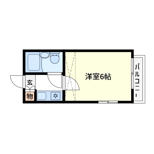 ジャーティンイトウ 間取り図