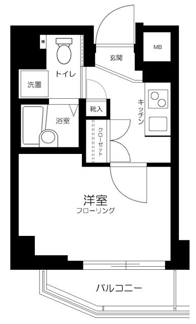 ヴェルト横濱石川町Ⅱ 間取り図