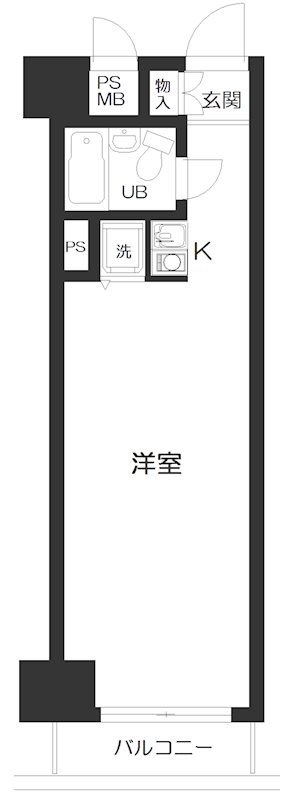 日神プラザ元町 404号室 間取り