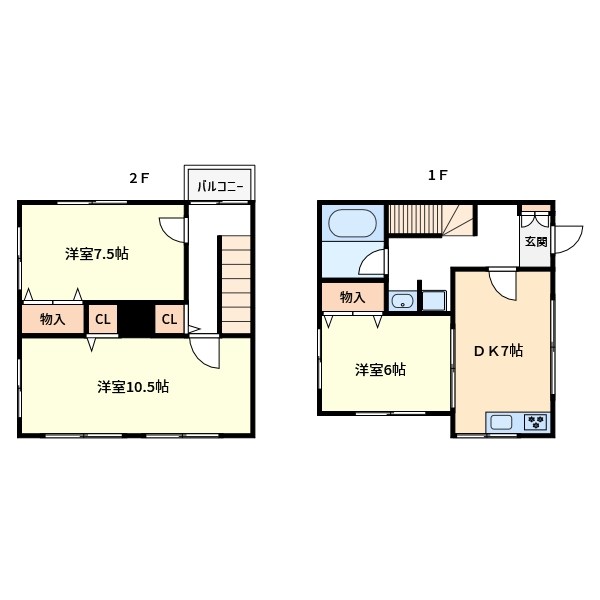 上末吉5丁目貸家 間取り