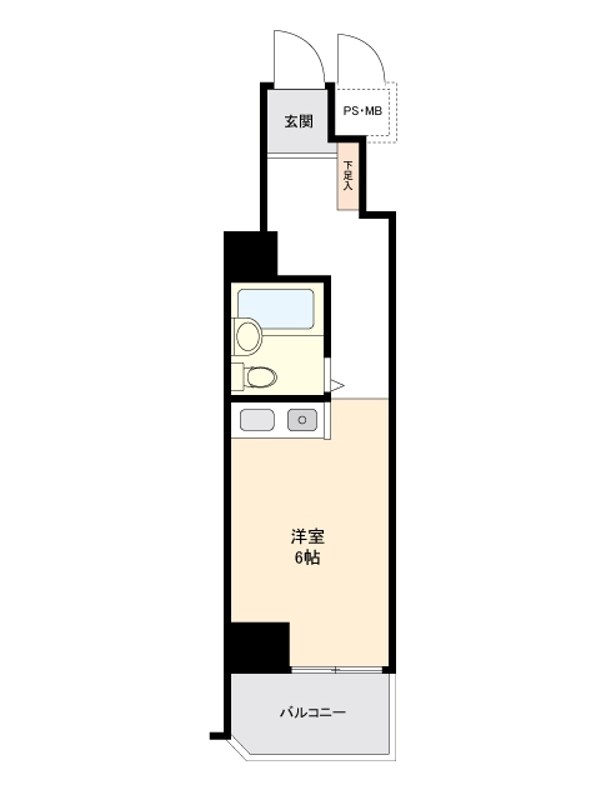 セザール川崎大師 間取り図