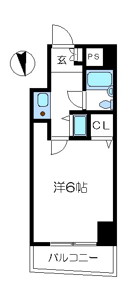 クリオ川崎東３番館 間取り